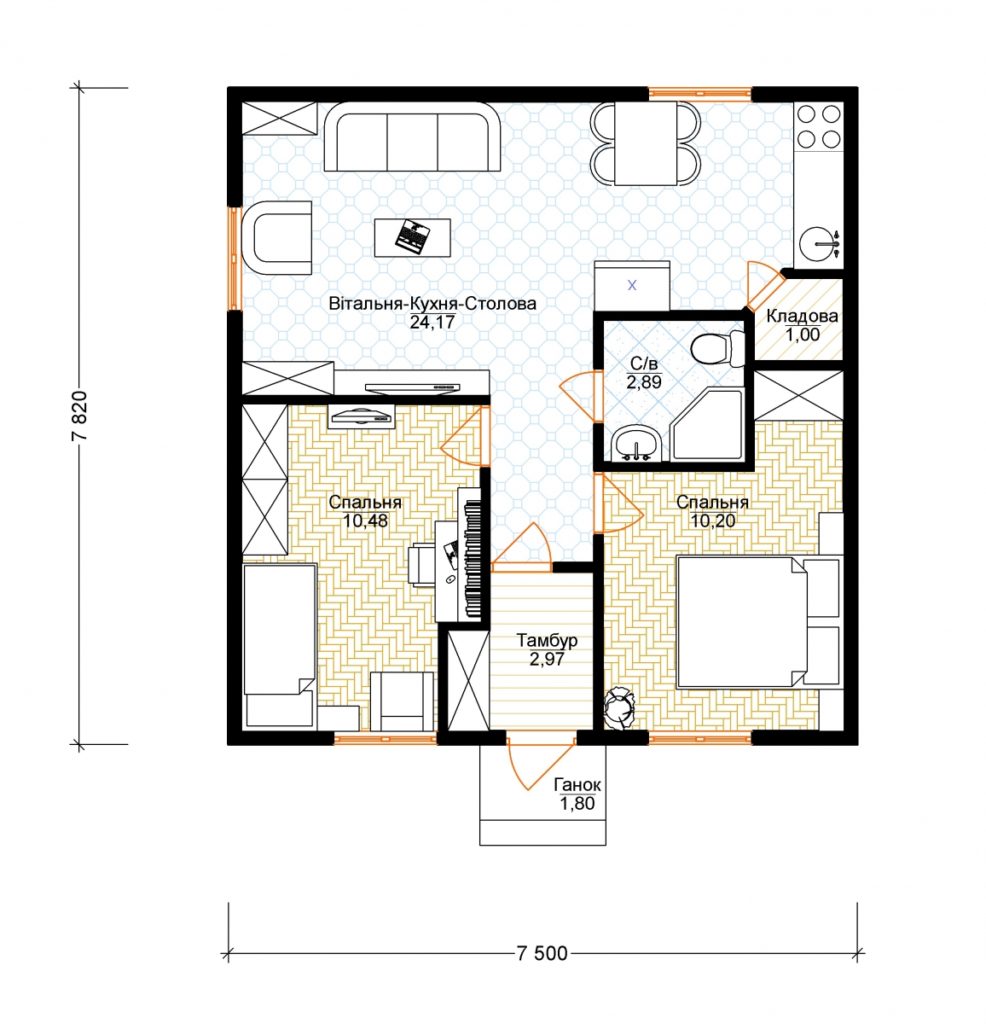 Mаленький дом (52кв.м) — 13728$
